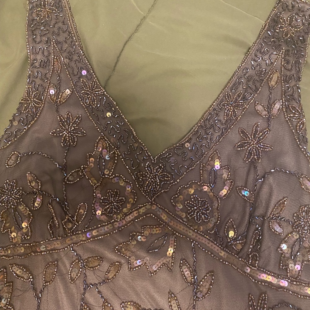 Full length sequin elegant gown